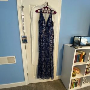 Large navy dress, never worn